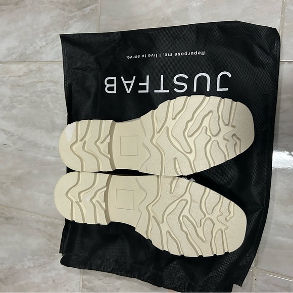 Just Fab Frankie Flat Loafer - Never Worn- Cream/Off White - Picture 9 of 10